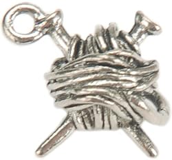 Charms: Silver Ball Of Yarn