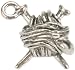 Charms: Silver Ball Of Yarn
