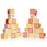 Uncle Goose Alphabet Blocks in Chinese from Lindenwood, Inc.