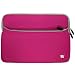 Magenta Neoprene Sleeve Carrying Case Cover for Amazon Kindle Fire Tablet 7 inch Multi Touchscreen Android Tablet + SumacLife TM Wisdom Courage Wristband