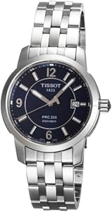 Tissot Men's T0144101104700 PRC 200 Stainless Steel Blue Dial Watch