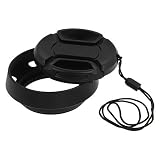 Fotodiox Pro Angle Lens Hood Sun Shade for Nikon V1 and J1 Cameras + Free Lens Cap