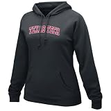 Nike Texas Tech Red Raiders Ladies Black Arch Lettering Fleece Hoody Sweatshirt