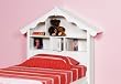 Monterey Dollhouse Headboard in White Finish By Prepac Furniture