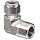 Parker A-Lok 12MSEL12N-316 316 Stainless Steel Compression Tube Fitting, 90 Degree Elbow, Tube OD x NPT Male