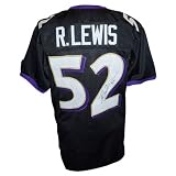 Ray Lewis Autographed Baltimore Ravens (Black #52) Jersey