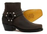 Grinders 490 Harness Lo Mens Cowboy Biker Boots