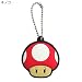 ダイカットキーカバー◎スーパーマリオブラザーズ☆ゲームキャラクターグッズ通販☆【キノコ】