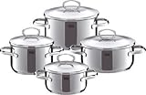 SILIT Topf-Set 4-tlg. NOVA PLUSEdelstahl Rostfrei 18/10