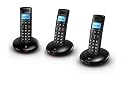 BT Graphite 2100 Trio DECT Digital Cordless Phone - Black