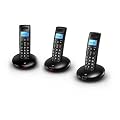 BT Graphite 2100 Trio DECT Digital Cordless Phone - Black