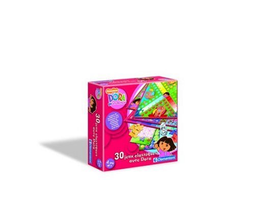 Clementoni - 62032 - Jeux De Société - 30 Jeux Classiques Dora