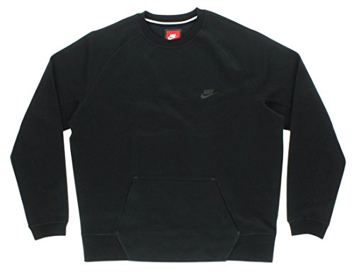 Nike Mens Tech Fleece Crew Sweatshirt Black