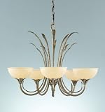 Hummingbird Silver 5-Light Chandelier