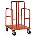 SPG UC2630-L1 Gillis/Jarke Panel and Lumber Cart, Welded Steel, 1200 lbs Capacity, 30" Length, 26" Width, 44-3/4" Height, 5" 2-Swivel/2-Rigid Polypropylene Wheels