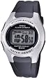 Casio Men's Core W42H-1AV Black Resin Quartz Watch with Digital Dial