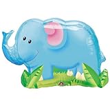 Jungle Party Elephant Shaped Foil Balloon