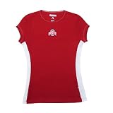 Antigua Ohio State University Women's Flash Baby Rib Short Sleeve Tee