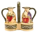 Review ACK  / OIL & VINEGAR CRUET SET, TUSCANY FRUIT DECOR