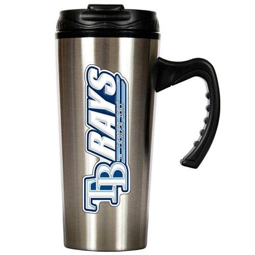 MLB Tampa Bay Rays 16-Ounce Stainless Steel Travel Mug
