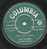 THEME FOR A DREAM 7" (45) INDIAN COLUMBIA 1961