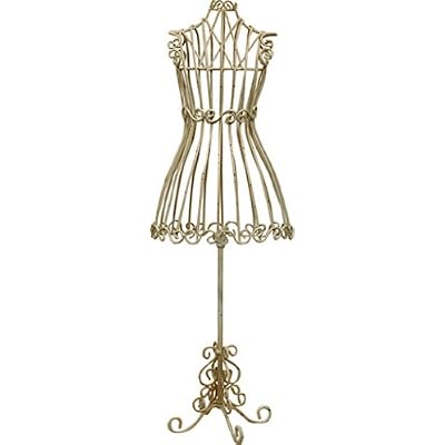 Beautiful Wire Mini Mannequin in Cream