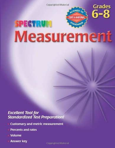 measurement grades 6 8 spectrum