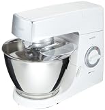 Produkt-Bild: Kenwood KM 336 K&uuml;chenmaschine Classic Chef / 800 W / weiss; Getriebe und Geh&auml;use aus Metallkomponenten / Patisserieset 3 teilig AcrylMixaufsatz