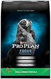 Purina Pro Plan Dry Dog Food, Focus, Adult Small Breed Formula, 18-Pound Bag, Pack of 1