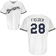 Men's Milwaukee Brewers Replica Prince Fielder Home Jersey