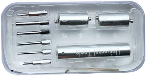 Galaxy Supply 6 in 1 DIY Tool Kits Coil Master Neccessory Coil Jig Kits (Silver)