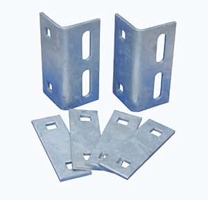 Dock Edge Howell Dock Hardware Floating Inside Joist Corner Kit with 2 Inside Joist Corner and 4 ...