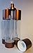 Skin Care Treatment Refillable Pumps and Sprays in 4 / 6 ounce sizes in Sets for Professional or Home use. Beautiful copper finish with clear container - Refillable. Non-airless, accurate action.