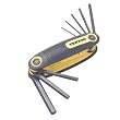 Fold Hex Key Wrench, CRV and MM - 8 Piece