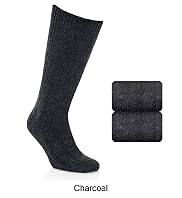 2 Pairs of Long Wool Blend Thermal Socks