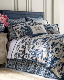 Legacy Home Canton Bed Linens King Toile Duvet Cover 102 x 96