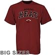 Majestic Miami Heat Red On the Line Big Sizes T-shirt