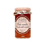6 Confitures a l'Ancienne Andresy All natural French Peach vanilla blackcurrant jam pure sugar cane 9 oz jar ~ lot of 6 save!