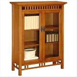 Eco Mission Curio Cabinet Wood - Cherry