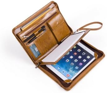 Deluxe Padfolio Organizer with Wrist Strap, for iPad Air 2 / iPad Air and a A5 Size Notebook
