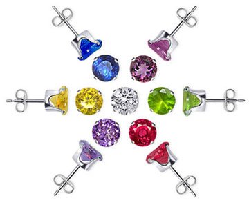 Nickel Free Sterling Silver Earrings Set