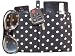 Small Drop In Purseket Organizer Tidies Up Your Purse! - Black White Dots