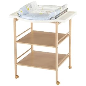 Geuther Maxi Changing Table with Elephants Pad (Natural)