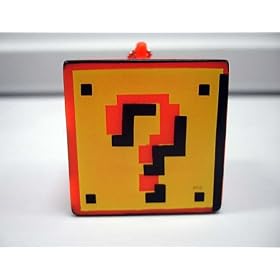 Mario Bro: Item Brick Keychain/Toy + Pin