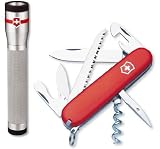 Victorinox SwissArmy Camper Knife AA LED COMBO - Red/Slr