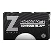 Z by Malouf Memory Foam Molded Contour Neck Pillow - Luxurious Washable Cover, STANDARD