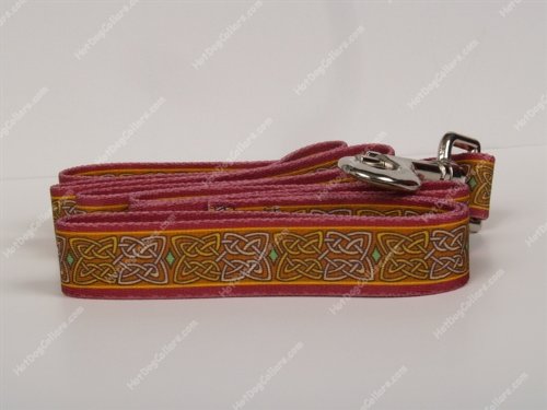 Irish Celtic Dog LEASH - SM/Med: 3/4