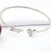 Banggood Girl Special Design Crystal Love Heart Cuff Good Bracelet Rose Gold Silver Color