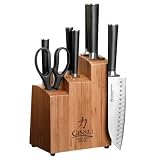 View Details for Ginsu 7108 Chikara 8-Piece Stainless-Steel Knife Set with Bamboo Block