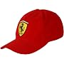 Ferrari Shield Cap Hat - Red
